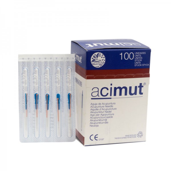 Acupuncture Needles - Round Head Copper Handle with Guide (Azimuth) Acupuncture Needles - Round Head Copper Handle with Guide (Azimuth)